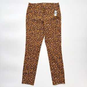 Old Navy Leopard Print Skinny Cropped Pixie Pant 8T
